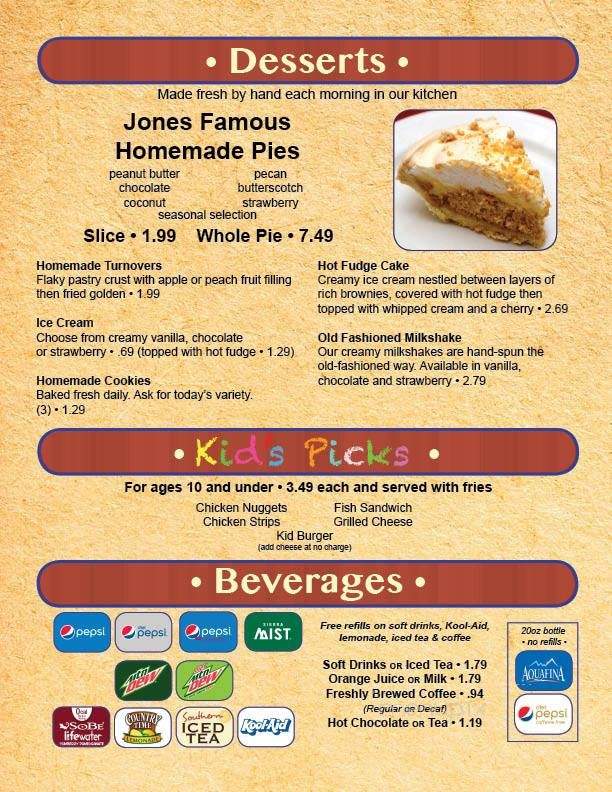 Jones' Restaurant - Albany, KY