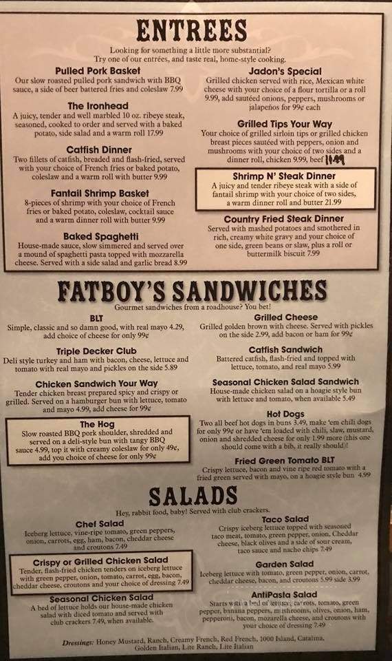 Fat Boy's Pizza & Grill - Martin, KY