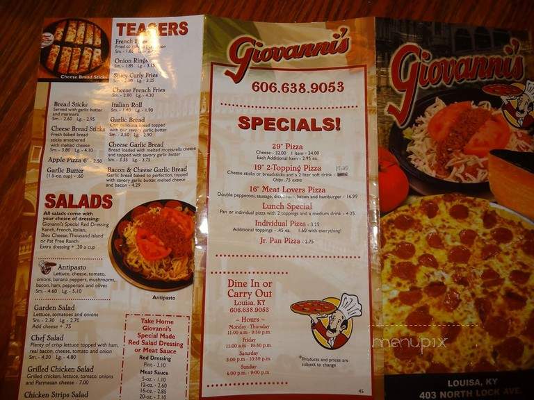 Giovanni's Pizza - Louisa, KY