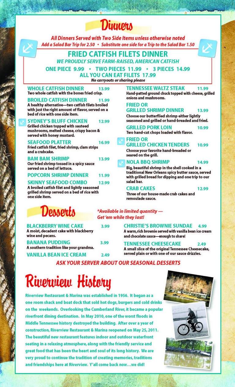 Riverview Restaurant - Ashland City, TN