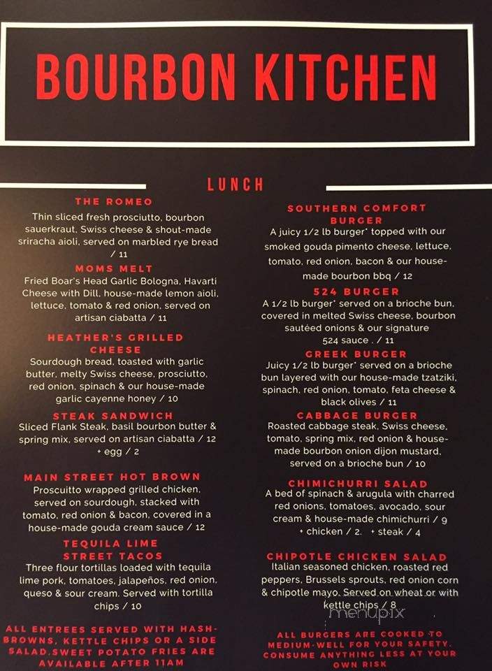 Bourbon Kitchen At 524 - Shelbyville, KY