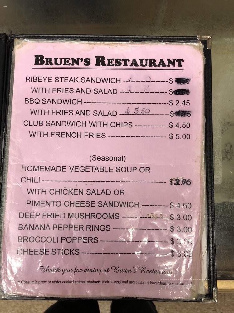 Bruen's Restaurant - Stanton, KY