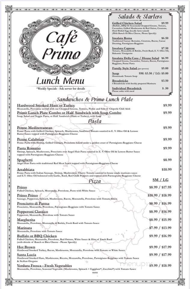 Cafe Primo - Bardstown, KY