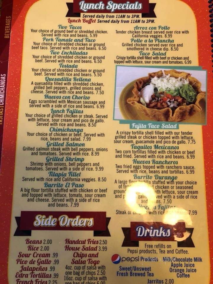 El Paso Mexican Restaurant - Falmouth, KY