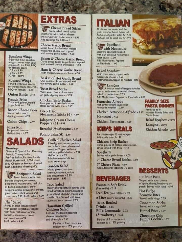 Giovanni's Pizza - South Williamson, KY