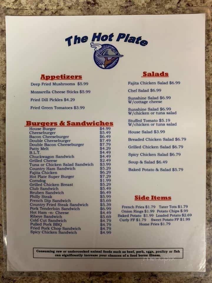 Hot Plate - Franklin, KY