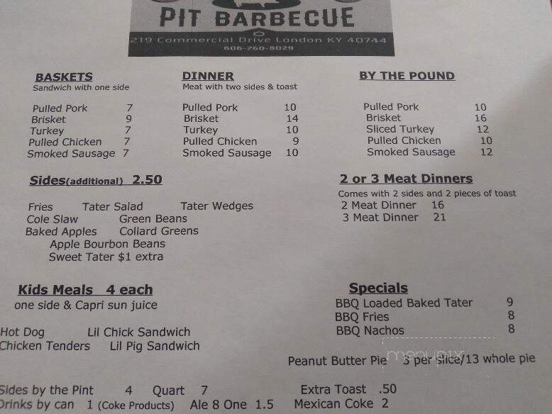 Durham's Pit BBQ - London, KY