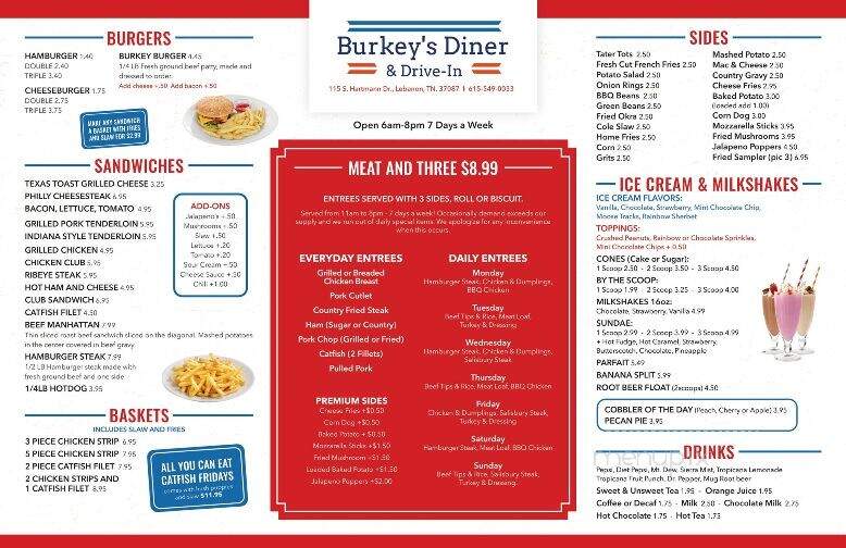 Burkey's Diner and Drive in  - Lebanon, TN