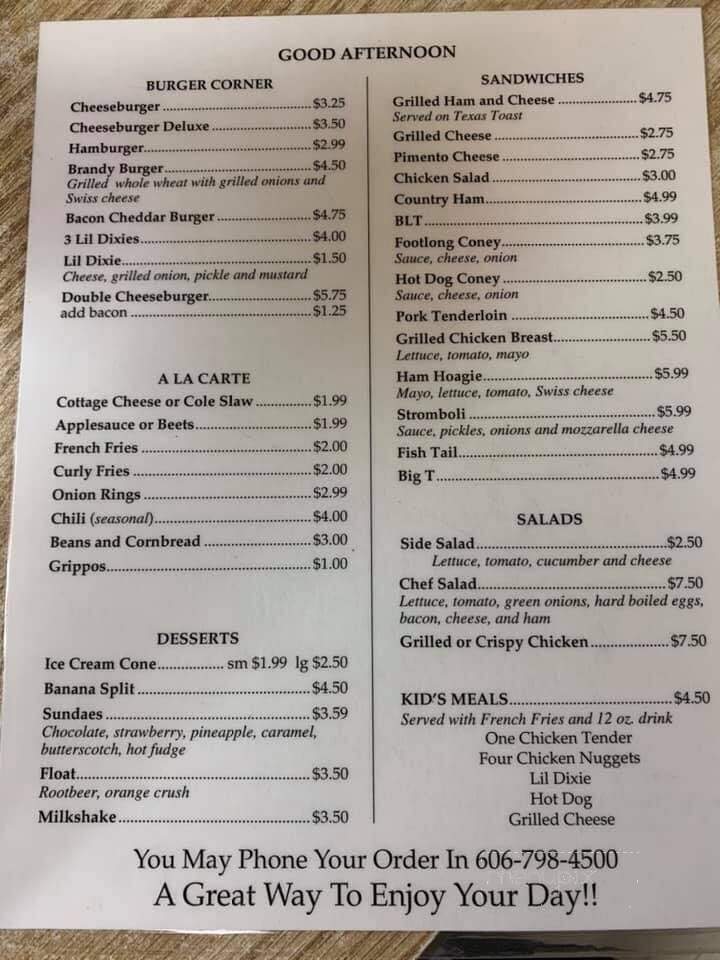 Kehoe's Dixie Cafe - Tollesboro, KY