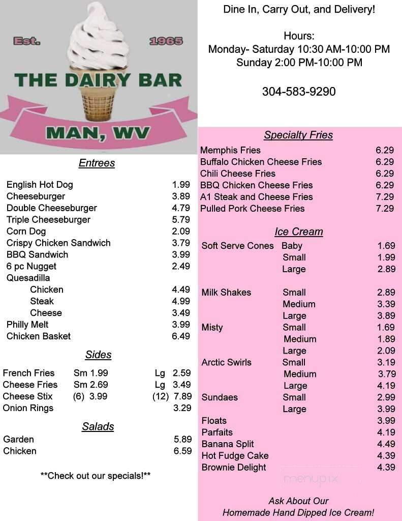 Dairy Delight - Man, WV