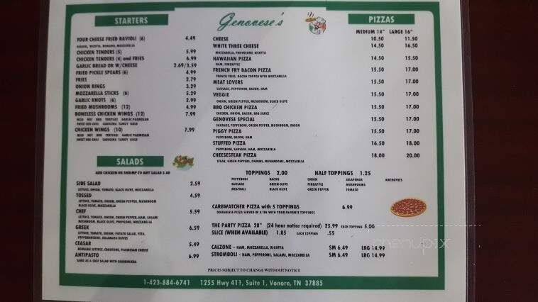 Genovese's - Vonore, TN