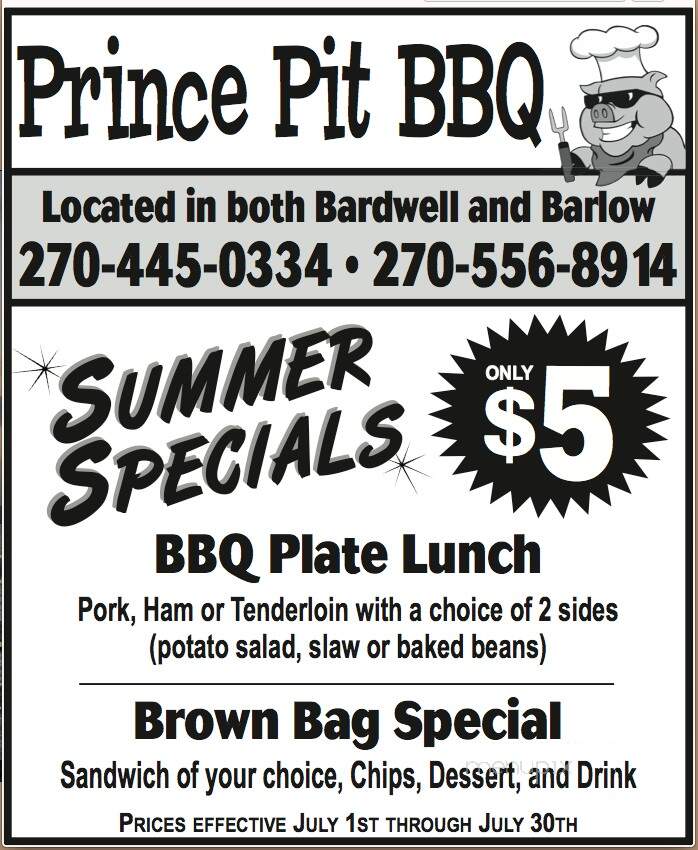 Prince BBQ - Bardwell, KY