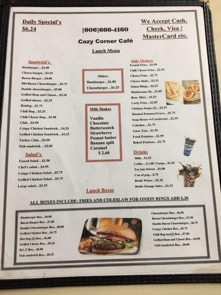 Cozy Corner Cafe - Jackson, KY