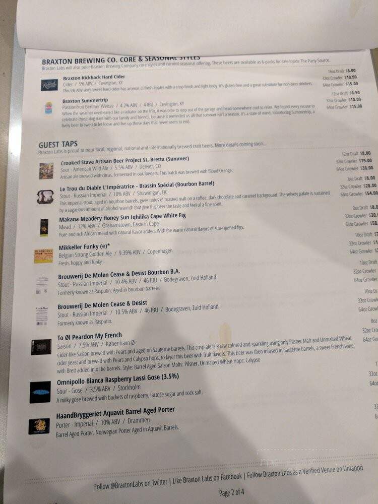 Braxton Brewing Company - Covington, KY