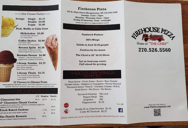 Firehouse Pizza - Morgantown, KY