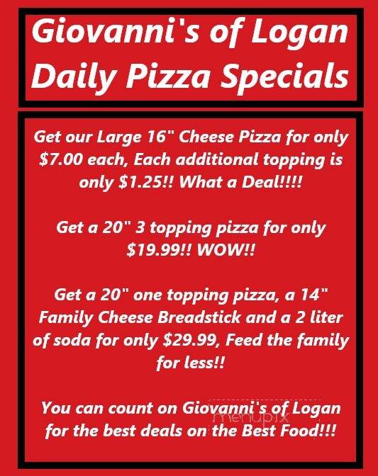 Giovanni's Pizza - West Logan, WV