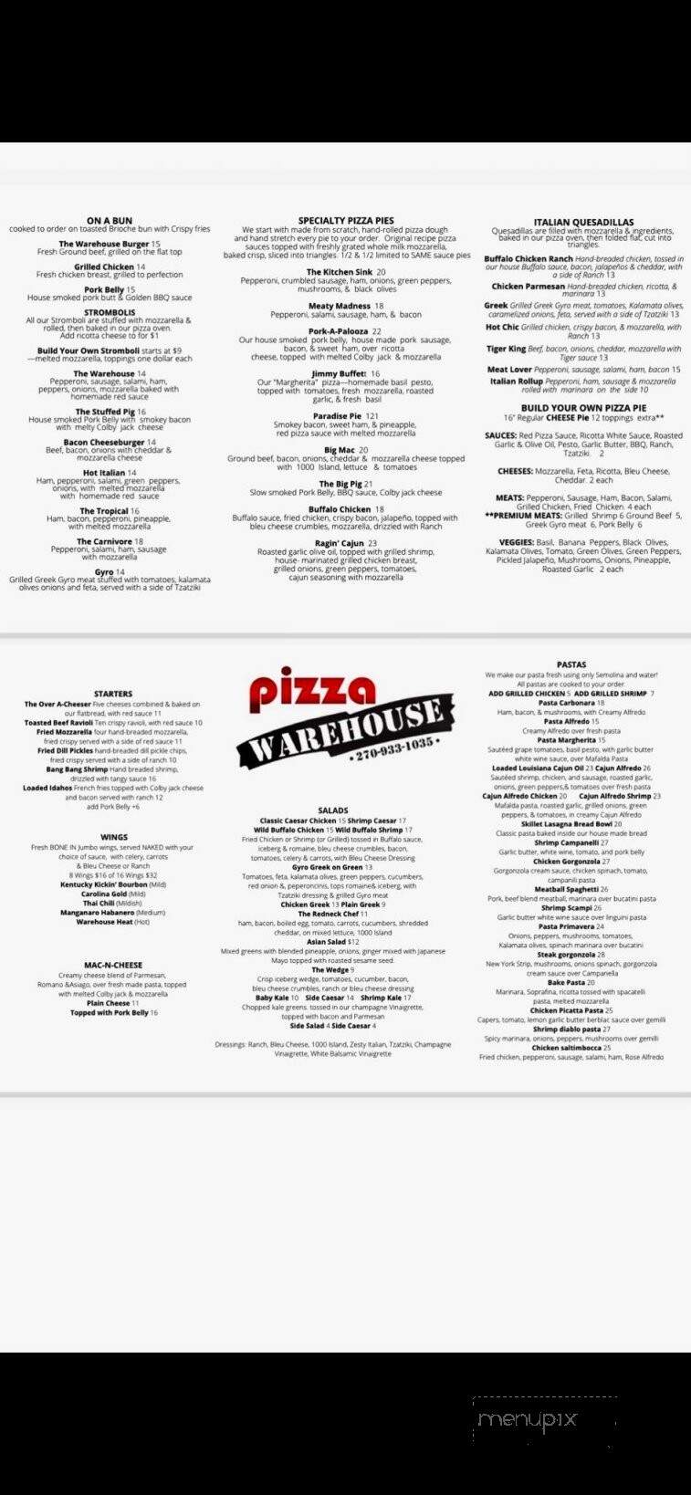 Pizza warehouse - Paducah, KY