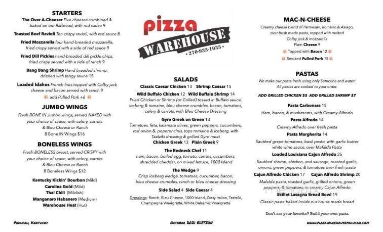 Pizza warehouse - Paducah, KY