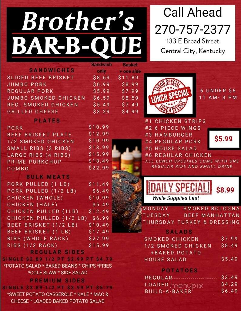 Brothers Barbeque - Central City, KY