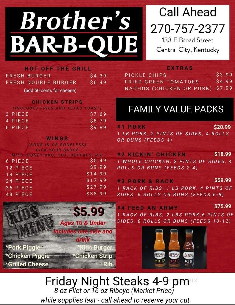 Brothers Barbeque - Central City, KY