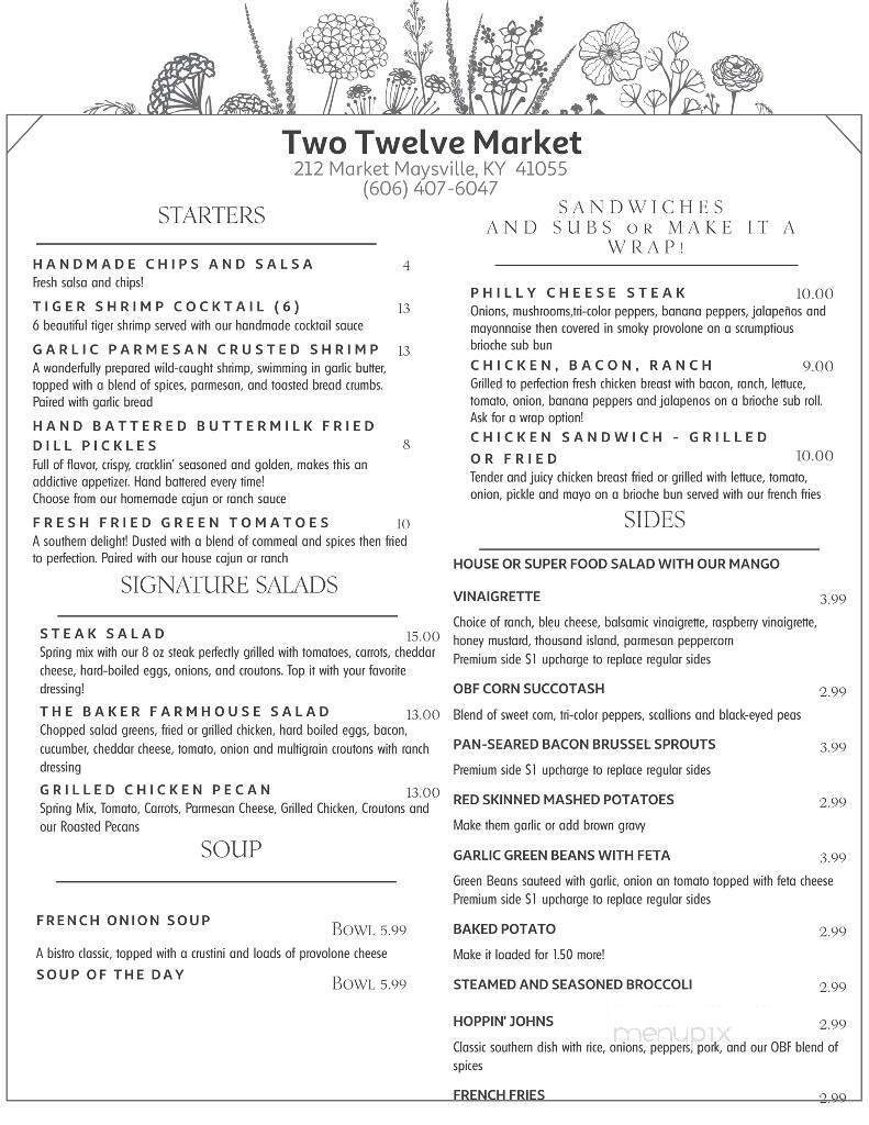 Two Twelve Market - Maysville, KY