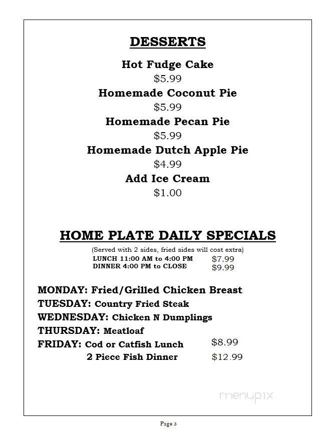 Home Plate Family Restaurant - Brandenburg, KY