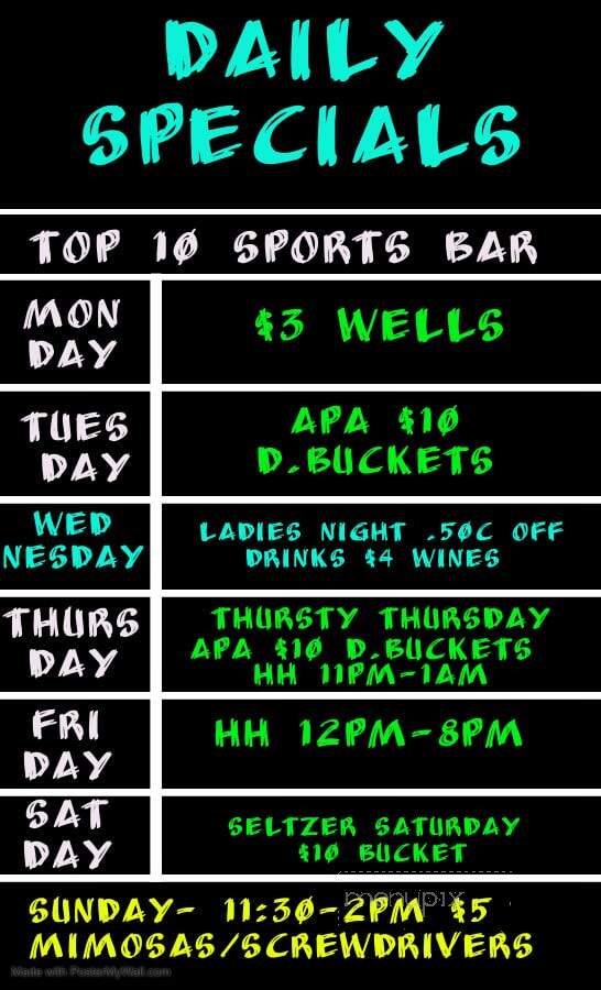 Top 10 Sports Bar - Wilder, KY