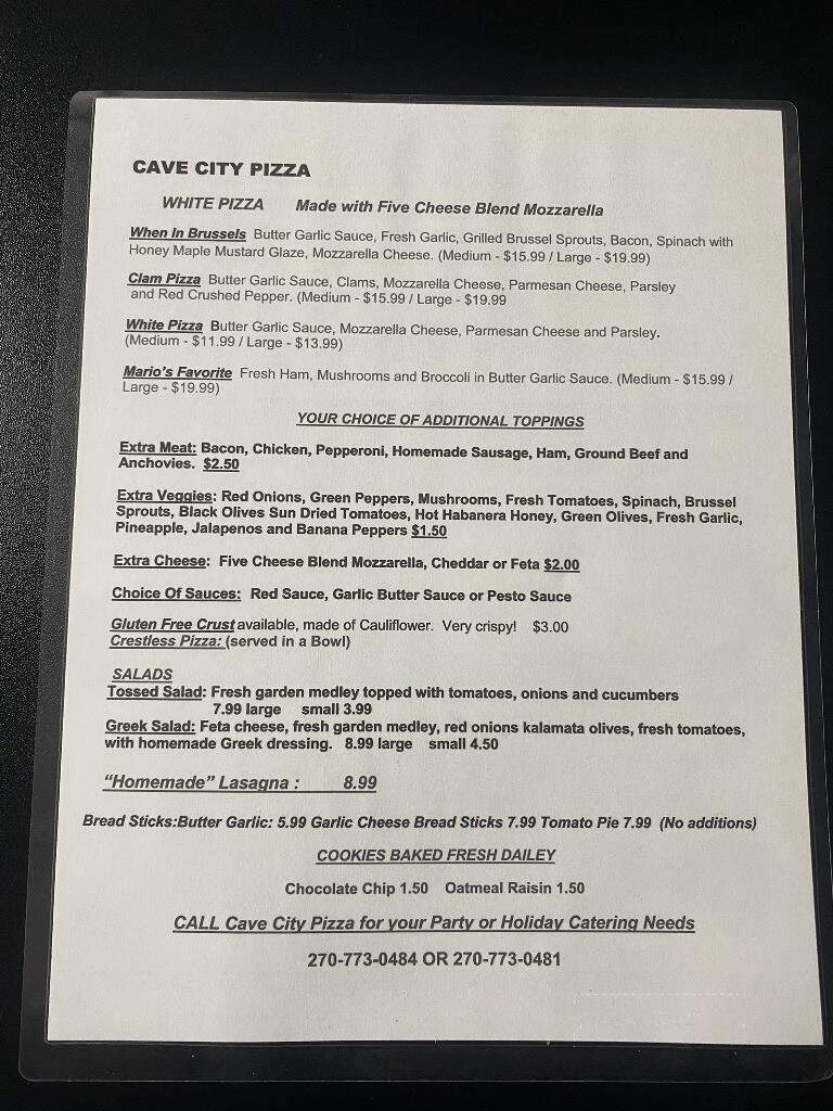 Cave City Pizza - Cave City, KY