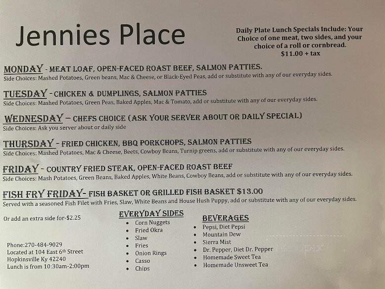 Jennie's Place - Hopkinsville, KY