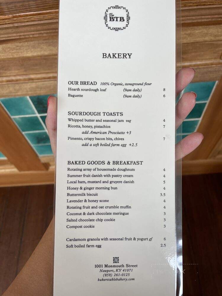 Baker's Table Bakery - Newport, KY