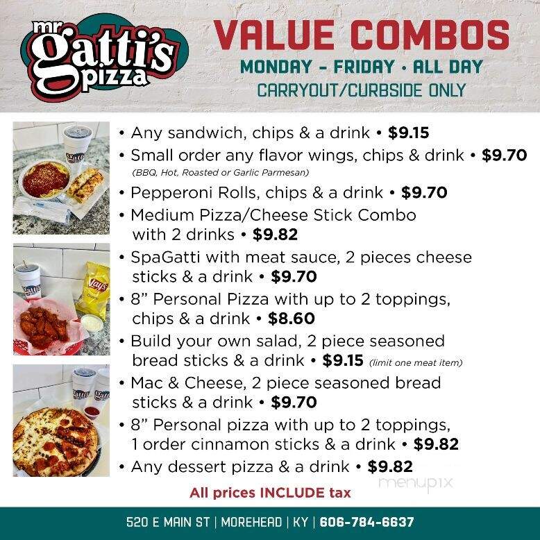 Mr Gatti's Pizza - Morehead, KY