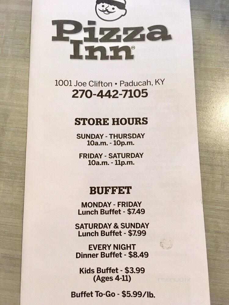 Pizza Inn - Paducah, KY