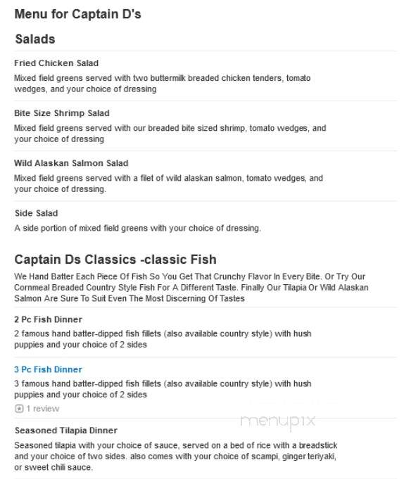 Captain D's Seafood - London, KY