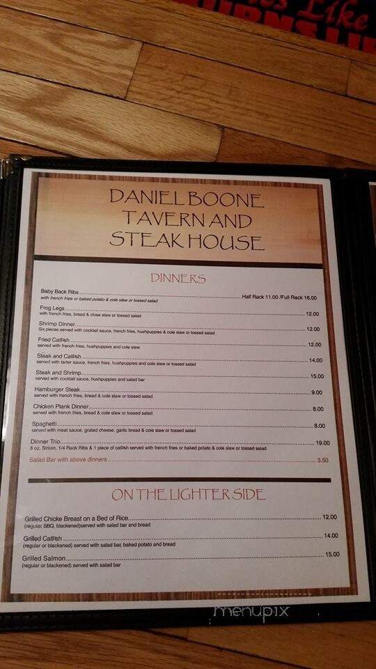 Daniel Boone Steakhouse & Tavern - Hazard, KY