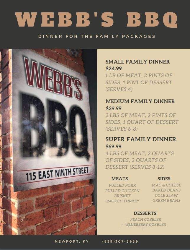 Webb's BBQ - Newport, KY