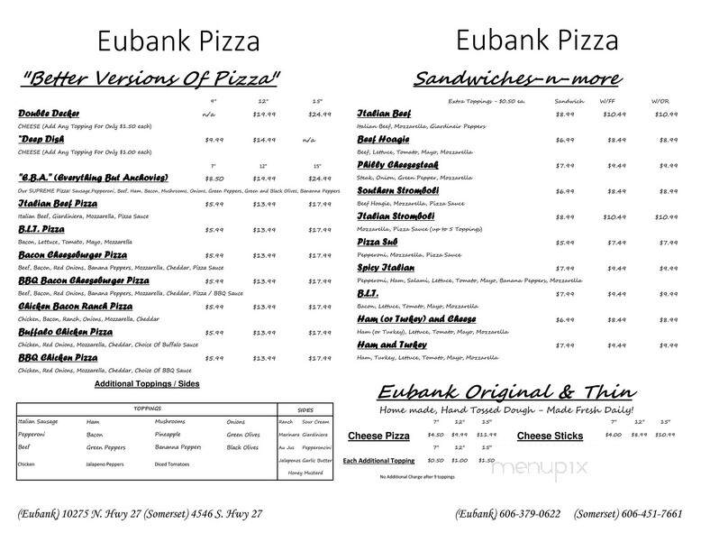 Eubank Pizza Somerset - Somerset, KY