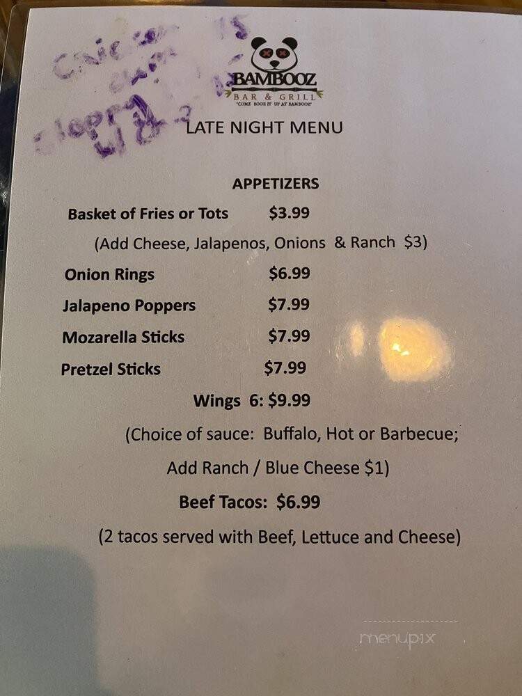 Bambooz Bar & Grill - Wilder, KY