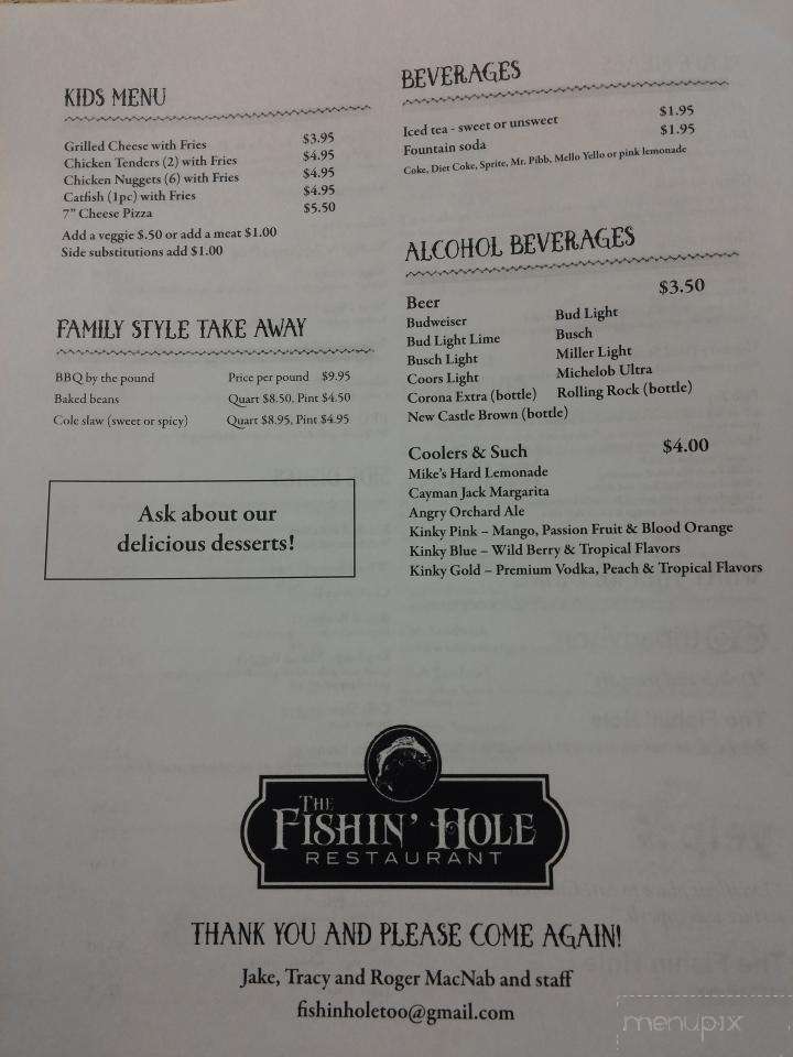 The Fishing Hole Restaurant - Cadiz, KY