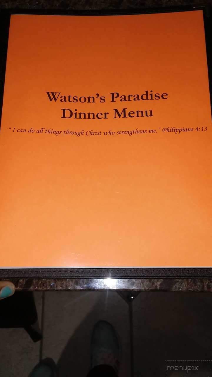 Watson's Paradise Rib House - Oak Hill, WV